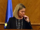 Могерини се разплака на пресконференция след атаките в Брюксел (ВИДЕО)