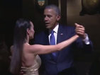 Обама във вихрено танго с танцьорка (ВИДЕО)