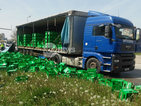 Камион разсипа стотици каси бира във Велико Търново