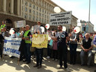 Лекари на масов протест в София (ВИДЕО и СНИМКИ)