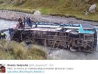 23 души загинаха след падането на автобус в река в Перу