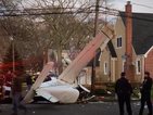 Самолет се разби на улица в САЩ (ВИДЕО)