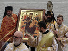 Чудотворна икона пристигна в София на Велика събота (ВИДЕО+СНИМКИ)