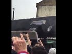 Фенове изпочупиха автобуса на "Манчестър Юнайтед" (ВИДЕО)
