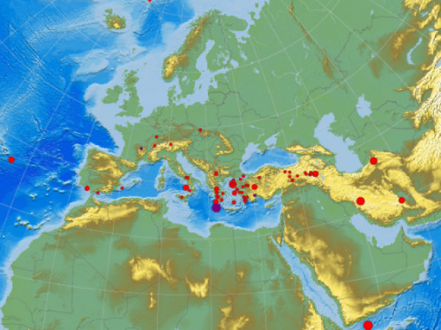 Снимка: Европейски средиземноморски сеизмологичен център