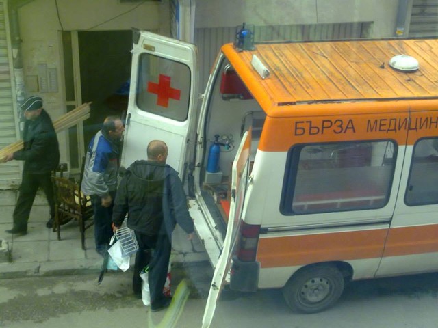 Линейка на Спешна помощ се използва за товарен автомобил