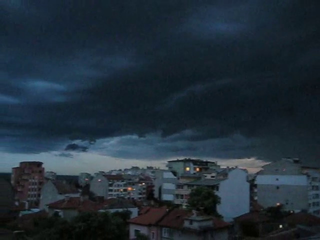 Буря над Стара Загора 16.05.2014