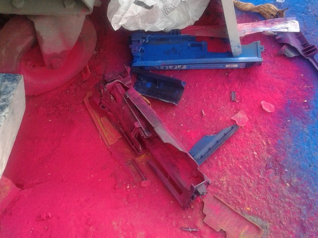 Отровни цветове на главен столичен булевард