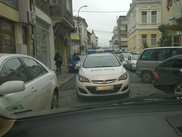 Kак паркирa бургаската полиция