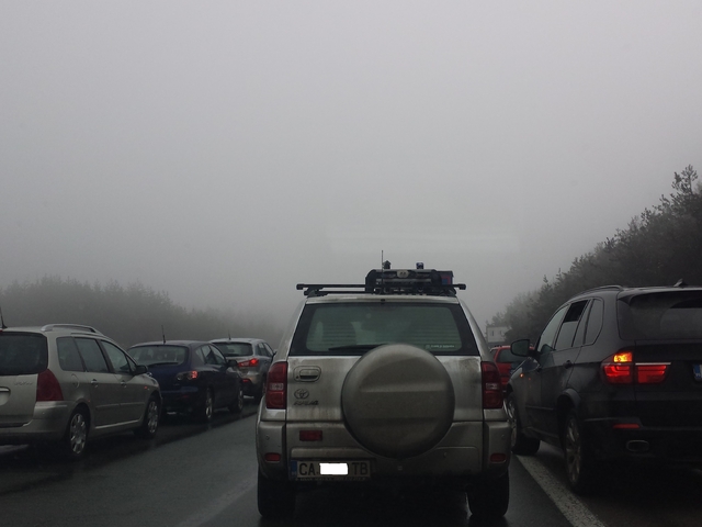 Километрично задръстване вече 4 часа на магистрала Тракия!!!