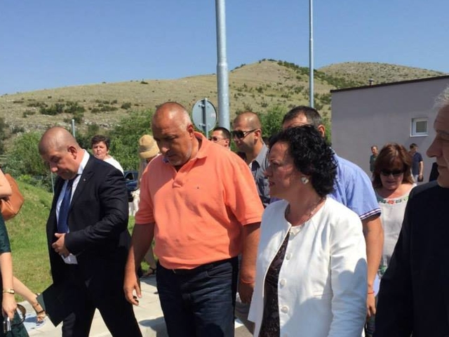Премиерът Борисов откри новата пречиствателна станция в Кричим. Снимка: БГНЕС
