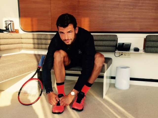 Снимка: Twitter/Grigor Dimitrov