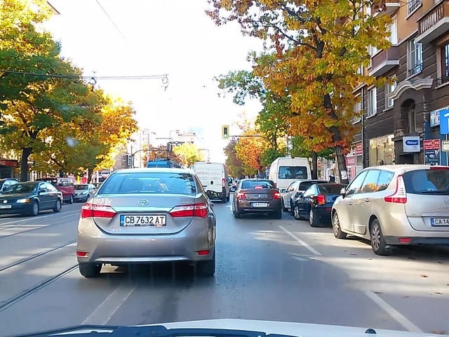 Паркиране в лентата за активно движение