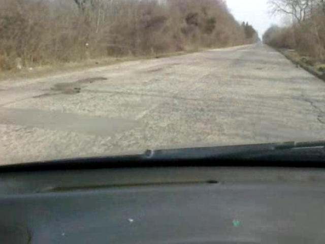 Окаяното състояние на пътя Бяла-Попово