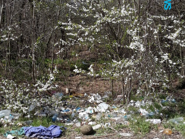 Боклуците около село Вакарел