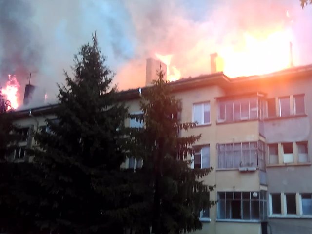 Пожар в Дряново