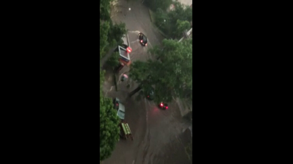Наводнение на пъпа в Пловдив