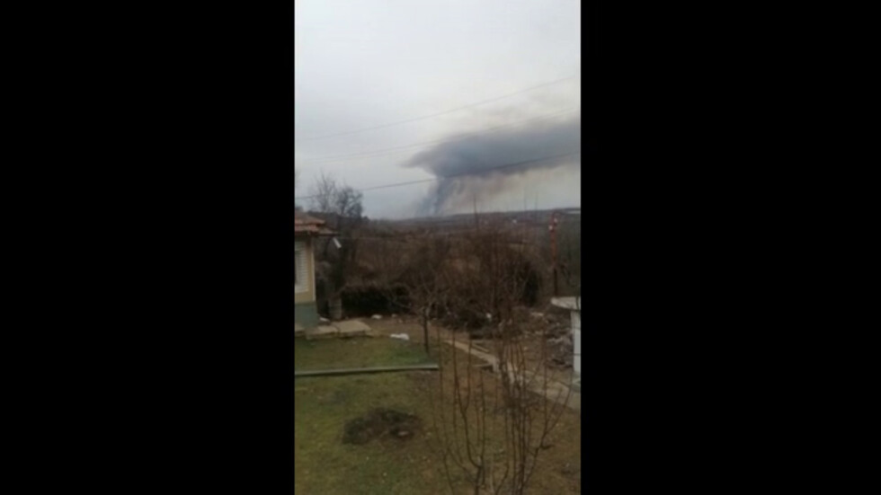Пожар край село Нова Черна