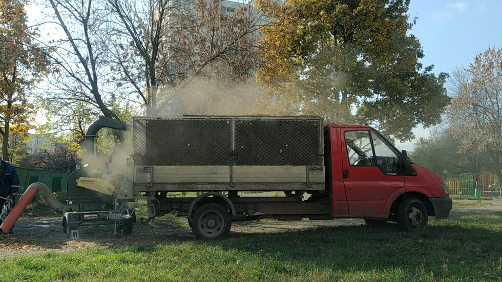 Есенно почистване на шумата в София