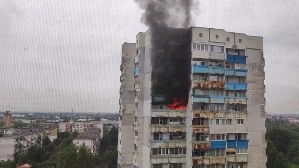 Пожар в ж.к. „Лев Толстой”