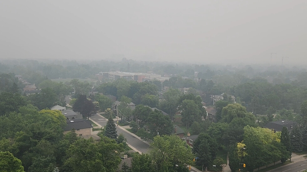 Замърсяване заради пожарите в Торонто