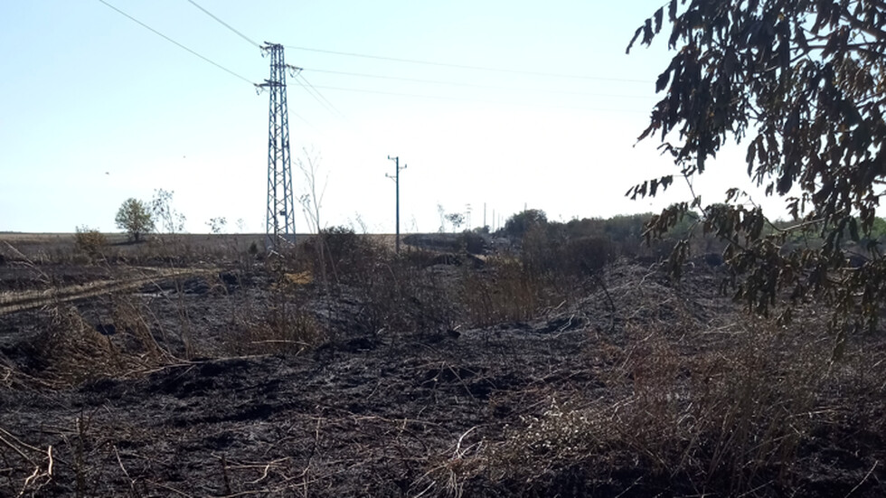 Пожар в село Ливада