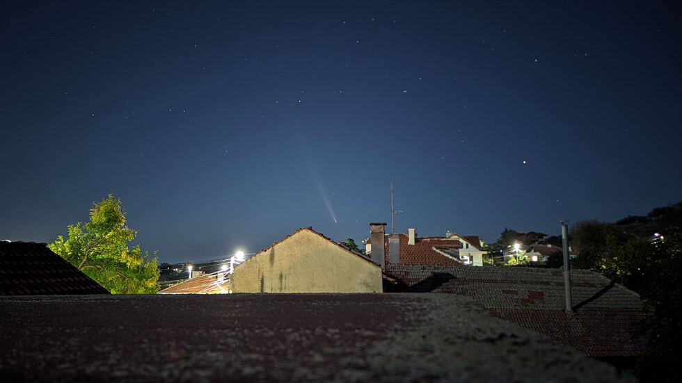 Timelapse комета