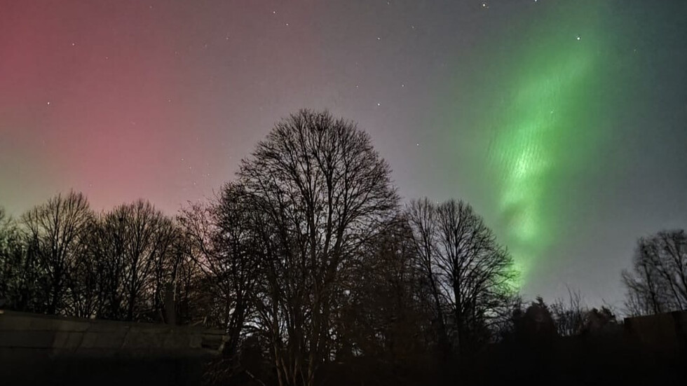 Северното сияние в Германия