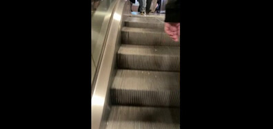 Повреден ескалатор на метростанция „Сердика”