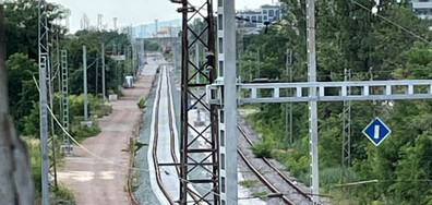 Новата жп линия под мост Чавдар