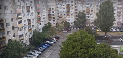 Първи сняг в ж.к. "Надежда"