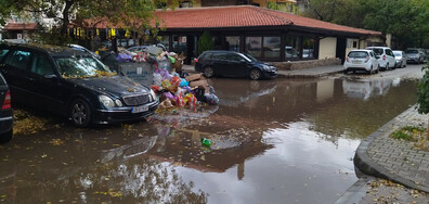 След дъжда в непочистения район Красно село