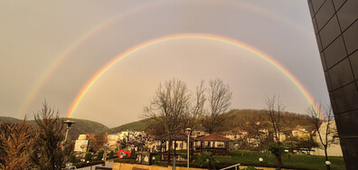 Двойна дъга в село Кирково