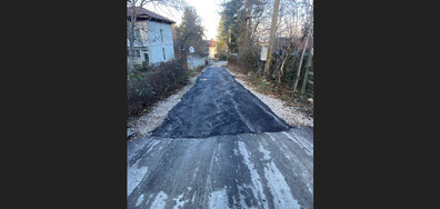 Некачествено асфалтиране на улица