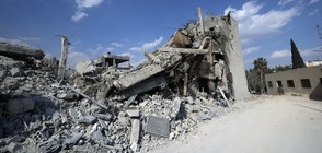 Разрушенията край Дамаск след въздушните удари (ВИДЕО+СНИМКИ)