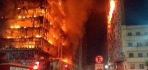 Моментът, в който 26-етажна горяща сграда се срути в Бразилия (НЕИЗЛЪЧВАНИ КАДРИ)