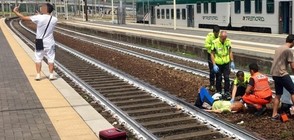 Селфи на фона на жена в критично състояние разгневи Италия (СНИМКА)