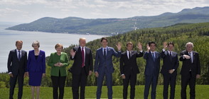 Среща Тръмп-Макрон на Г-7