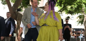 Принц Уилям се срещна с победителката от „Евровизия” (СНИМКИ)