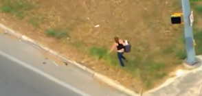 РИСКОВАНА ГОНКА: Майка с бебе кара със 160 км/ч, за да избяга от полицията