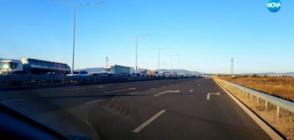 Тапа блокира Околовръстния път на София (ВИДЕО)