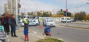 Автобус блъсна майка с количка в Пловдив (ВИДЕО+СНИМКИ)