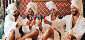 СМЯНА НА МЕСТАТА: Забавни снимки на мъже, които имитират жените в социалните мрежи (ГАЛЕРИЯ)