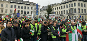 Български превозвачи на протест в Брюксел, в ЕП приеха част от исканията им (ВИДЕО+СНИМКИ)
