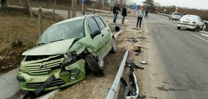 Тежка катастрофа с четири автомобила в село Враниловци (СНИМКИ)