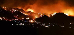 Пожар бушува в северната част на остров Корсика
