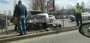 Верижна катастрофа блокира голям булевард в София (СНИМКИ)