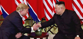 ИСТОРИЧЕСКО РЪКОСТИСКАНЕ: Доналд Тръмп и Ким Чен-ун отново пишат история във Виетнам (ВИДЕО+СНИМКИ)