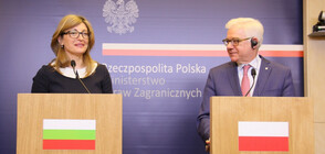 Вицепремиерът Захариева разговаря с полския си колега във Варшава