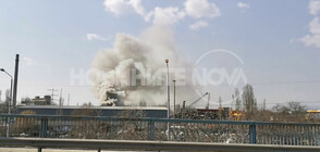 ОТ "МОЯТА НОВИНА": Пожар на пристанището във Варна (ВИДЕО)